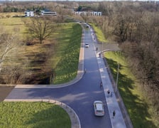 Ślęzoujście - ulica i wał przeciwpowodziowy na Maślicach - wizualizacja