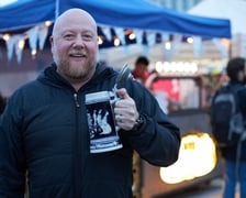 Na zdjęciu uczestnicy Wrocławskiego Oktoberfest 2022 na placu Nowy Targ