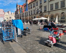 Nagrywanie scen do filmu - Orzeł, w Rynku we Wrocławiu.