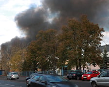 pożar ul. Bystrzycka