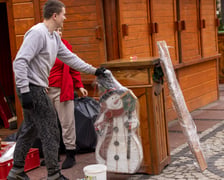 Rozbiórka Jarmarku Bożonarodzeniowego, Wrocław, 2 stycznia 2023