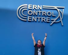 Dominika Pilak-Zadworna,  nauczycielka fizyki i matematyki z Wrocławia, odwiedziła Europejską Organizację Badań Jądrowych CERN w Genewie