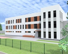 Budynek Zespołu Szkolno-Przedszkolnego w Pustkowie Żurawskim, wizualizacja