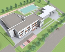 Budynek Zespołu Szkolno-Przedszkolnego w Pustkowie Żurawskim, wizualizacja