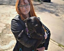Suczka Zizi i pani Kasia, jej nowa właścicielka