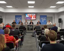Konferencja prasowa przed sportowym rozpoczęciem roku szkolnego