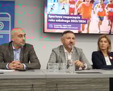 Konferencja prasowa przed sportowym rozpoczęciem roku szkolnego