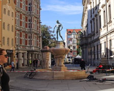 Plac Uniwersytecki we Wrocławiu jako plan filmowy do produkcji pt. Droga do domu