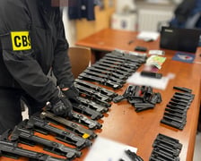 Znaleziony przez policję arsenał broni