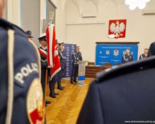Uroczystość powierzenia obowiązków na stanowisku Komendanta Wojewódzkiego Policji nadinsp. Pawłowi Półtorzyckiemu oraz pożegnanie ze sztandarem dotychczasowego szefa dolnośląskich policjantów nadinsp. Dariusza Wesołowskiego.