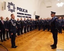 Uroczystość powierzenia obowiązków na stanowisku Komendanta Wojewódzkiego Policji nadinsp. Pawłowi Półtorzyckiemu oraz pożegnanie ze sztandarem dotychczasowego szefa dolnośląskich policjantów nadinsp. Dariusza Wesołowskiego.