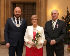 Wręczenie medali parom małżeńskim z długim stażem