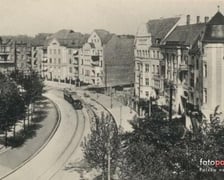 Lata 1900-1920 , plac Powstańców Śląskich. Pierzeja wschodnia. Widok na północny wschód.