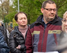 Mieszkańcy Lipy Piotrowskiej na spotkaniu z Jackiem Sutrykiem, prezydentem Wrocławia