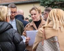 Mieszkańcy Lipy Piotrowskiej na spotkaniu z Jackiem Sutrykiem, prezydentem Wrocławia