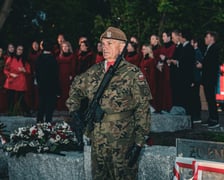 Uroczyste odsłonięcie pomnika Żołnierzy Niezłomnych. Wrocław, 8.05.2024