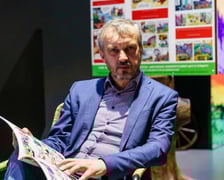 <p class="MsoNormal">Wystawa&nbsp;&bdquo;Słowiański Świat Kajka i Kokosza&rdquo; w Centrum Historii Zajezdnia - Andrzej Jerie, dyrektor Centrum Historii Zajezdnia&nbsp;</p>