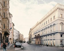 Wizualizacja budynku na podstawie wyglądu pałacu Hatzfeldów