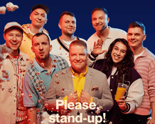 <p><strong>21.09 &ndash; Please, Stand-up!</strong></p>
<p>Najlepsi polscy komicy stand-upowi dadzą show na wrocławskim stadionie. Gospodarzem i prowadzącym wydarzenie będzie Łukasz "Lotek" Lodkowski. Wystąpią: Piotr Zola Szulowski, Błażej Krajewski, Michał Leja, Darek Gadowski i Tomek Kołecki. Gościem specjalnym będzie Joanna Jędrzejczyk, mistrzyni UFC. Początek o 20:00. Bilety dostępne są na: <a href="https://biletyna.pl/event/view/id/362474">www.tinyurl.com/PleaseStandUpTarczynskiArena</a></p>