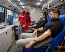 Krwiobus przy ulicy Oławskiej, 18.10.2024