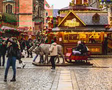 Wrocławski Jarmark Bożonarodzeniowy 2024 w dniu otwarcia (29 listopada)