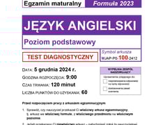 Arkusz CKE: matura próbna z języka angielskiego 2025 - 5 grudnia 2024