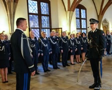 Ślubowanie policjantów w Ratuszu we Wrocławiu
