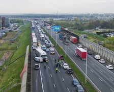 <p>Wypadek na AOW, 14.04.2025</p>