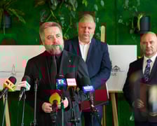 na pierwszym planie - dr Radosław Michalski, dyrektor Departamentu Marki Miasta Wrocław