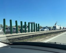 Kolizja na autostradzie A4, w okolicach węzła Wrocław-Południe