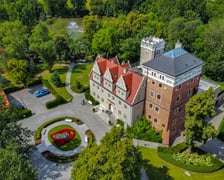 <p>Zamek Topacz - widok z drona</p>