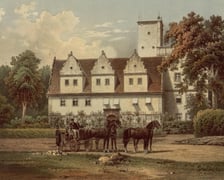 <p>Zamek w Ślęzie na litografii z lat 1863-1864</p>