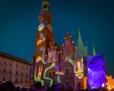 Iluminacje i wideomapping w Rynku