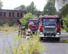 <p>Pożar przy ul. Świstackiego na Przdmieściu Oławskim</p>