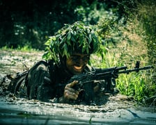 Żołnierze na szkoleniu "Wakacje z wojskiem 2"