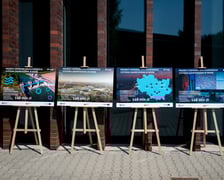 <p>Konferencja prasowa wok&oacute;ł projektu &bdquo;Poprawa wrocławskiego systemu zaopatrzenia w wodę&rdquo;, kt&oacute;ry dofinansowano z unijnego programu FEniKS</p>