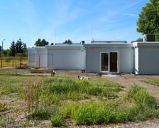 Rozbudowa modułowego przedszkola Logicus na Księżu Małym, sierpień 2025