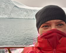 Joanna Pawłowska na Grenlandii