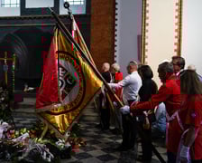 <p>Pogrzeb Bronisława Zatheya na Cmentarzu Grabiszyńskim 12 września</p>