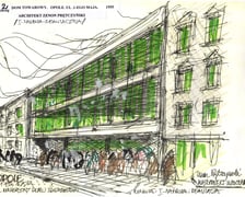 <p>Dom towarowy w Opolu - projekt konkursowy z 1959 roku</p>