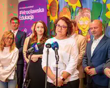 Dieta wegetariańska w kolejnych wrocławskich placówkach - konferencja prasowa 30.09.2025