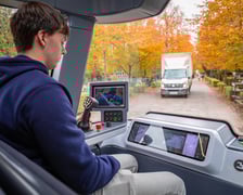 Autonomiczny bus BB-1 od 15 października wozi pasażerów po cmentarzu Osobowickim