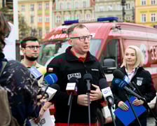 Marcin Stachowiak, prezes Ochotniczej Straży Pożarnej, grupa ratownictwa specjalistycznego „Starówka”