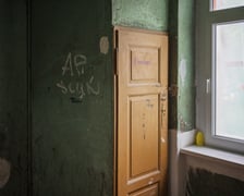 Prądzyńskiego 20a w trackie remontu elewacji, 24 października 2025