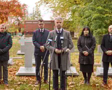 <p>Podczas konferencji prasowej przedstawiciele IPN i Miasta opowiadali o planach dotyczących tego miejsca</p>