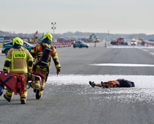 Ćwiczenia służb na lotnisku we Wrocławiu, 5 listopada 2025