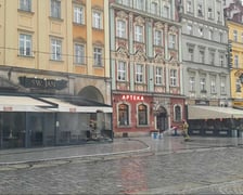 Pożar ogródka restauracji Święty Jan  w Rynku