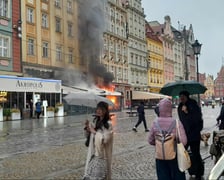 Pożar ogródka restauracji Święty Jan  w Rynku
