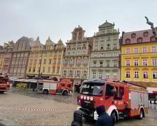 Pożar ogródka restauracji Święty Jan  w Rynku