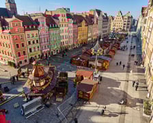 Budowa Wrocławskiego Jarmarku Bożonarodzeniowego, 19 listopada 2025